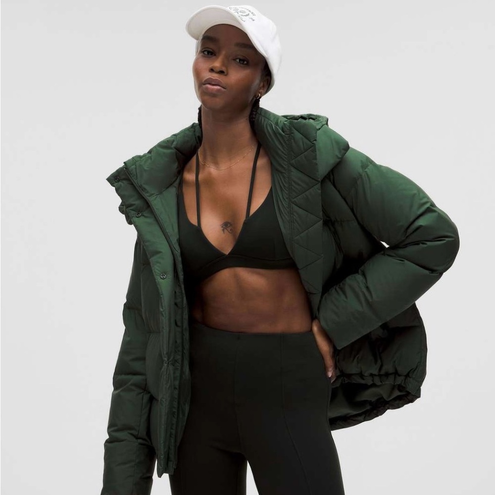 lululemon athletica Dark Green Puffer Jacket